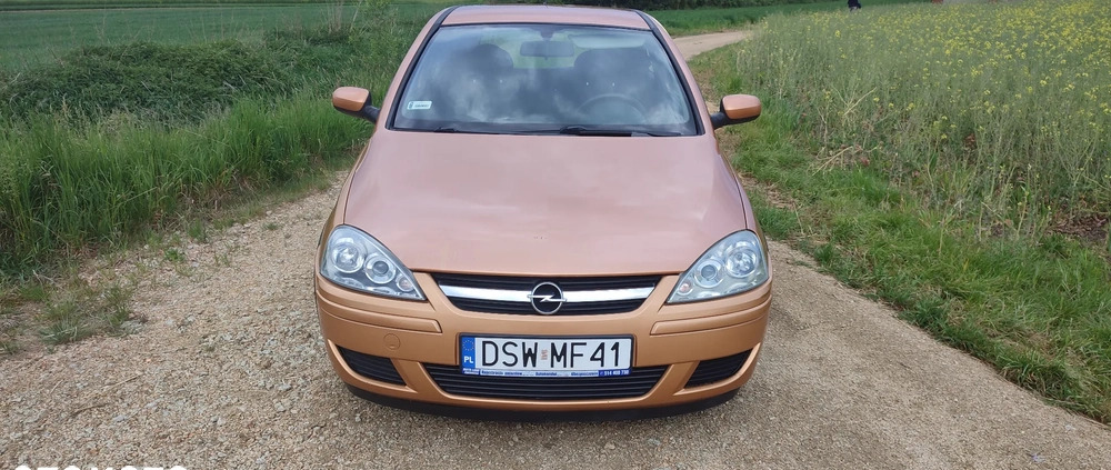 Opel Corsa cena 6400 przebieg: 207808, rok produkcji 2005 z Strzegom małe 781